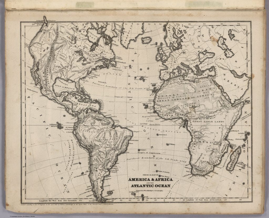Empire of the oceans - map of the Atlantic world