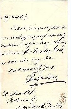 Letter from Sir Hudson Lowe - From The Records - Napoleon on St Helena
