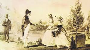 Napoleon in exile on St Helena - Napoleon meets Betsy and Anne Balcombe at The Briars 