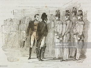 Officers of the 66th meet Napoleon at Longwood