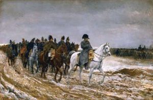 Napoleon Bonarparte's journey into exile on St Helena - the Retreat from Moscow