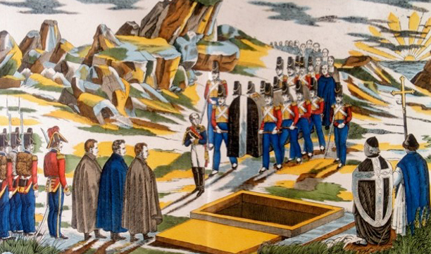 Napoleon on St Helena - Napoleon's death